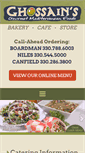 Mobile Screenshot of ghossainsbakery.com